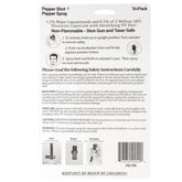 Pepper Shot Pepper Spray Tri-Pack - (1.2% MC)